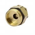 Uxcell 1 2bsp Male Thread 180 Degree Garden Irrigation Flat Fan Spray Tip Brass Tone 2pcs
