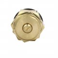 Uxcell 1 2bsp Male Thread 180 Degree Garden Irrigation Flat Fan Spray Tip Brass Tone 2pcs