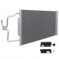 Ocpty Aluminum A C Condenser Replacement Fit For 2008-2009 Buick Allure 5 3l Lacrossel 2006-2011 Chevrolet Impala 3 5l