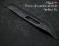 Gzxinwei Co-pilot Dashboard Instrument Decoration Black Suede Cover Strip Interior Trim Frame For Mustang 2015 2016 2017 2018