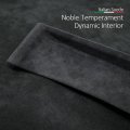 Gzxinwei Co-pilot Dashboard Instrument Decoration Black Suede Cover Strip Interior Trim Frame For Mustang 2015 2016 2017 2018