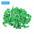 Uxcell 50pcs U-shaped Water Pipe Clamps Ppr Clips U Shaped Clip Fit For 25mm 0 98 Od Pipes And Tubing Hoses Support Green