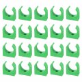 50pcs U-shaped Water Pipe Clamps Ppr Clips U Shaped Clip Fit For 25mm 0 98 Od Pipes And Tubing Hoses Support Green