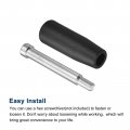 Uxcell Revolving Handle Grip 10pcs M8x62mm Dxl Threaded Handwheel Screw Knobs Crank For Industry Lathe Milling Machine