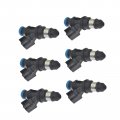 Fuel Injector 6pcs 12586557 Compatible With Buick Rendezvous Terraza Chevrolet Malibu Uplander Pontiac G6 Montana Saturn Relay