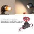 3 4 Inch Stop Valve Light Switch Iron Retro Steampunk Style With Wire Vintage Water Pipe Lamp