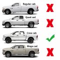 G-plus Trail Armor Rocker Panel Cover Guard Sill Trim Compatible With Chevy Silverado Fit Gmc Sierra Crew Cab 2001 2002 2003