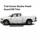 G-plus Trail Armor Rocker Panel Cover Guard Sill Trim Compatible With Chevy Silverado Fit Gmc Sierra Crew Cab 2001 2002 2003