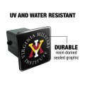 Virginia Military Institute Secondary Logo Tow Trailer Hitch Cover Plug Insert 2