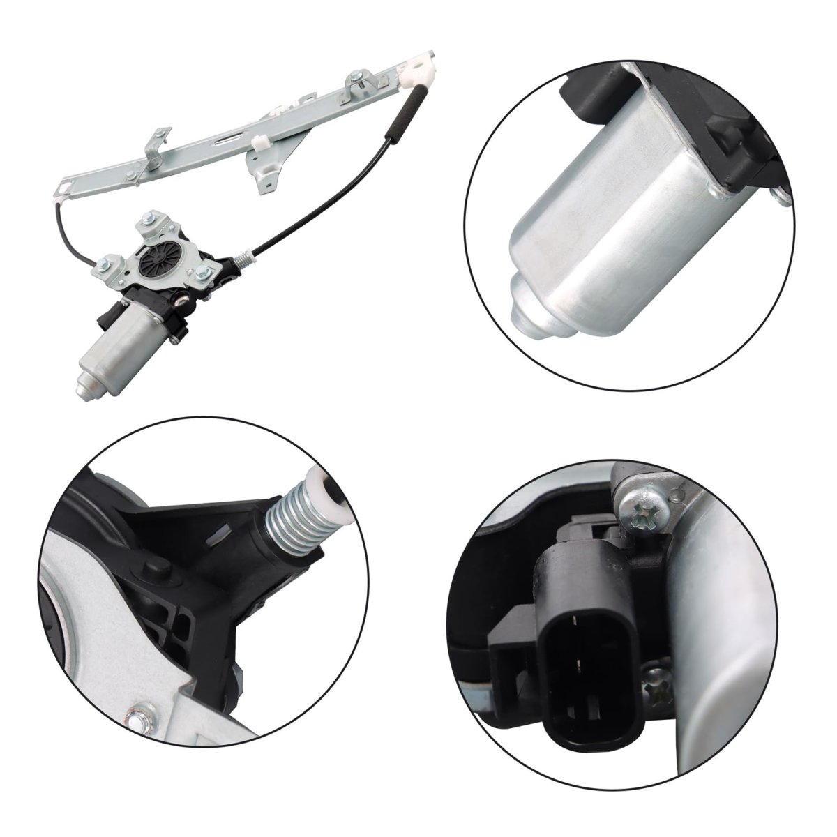 Front Left Power Window Regulator With Motor For Chevrolet Impala 2000-2005 Replacement Part Number 741-630 15240530 Gm1350135