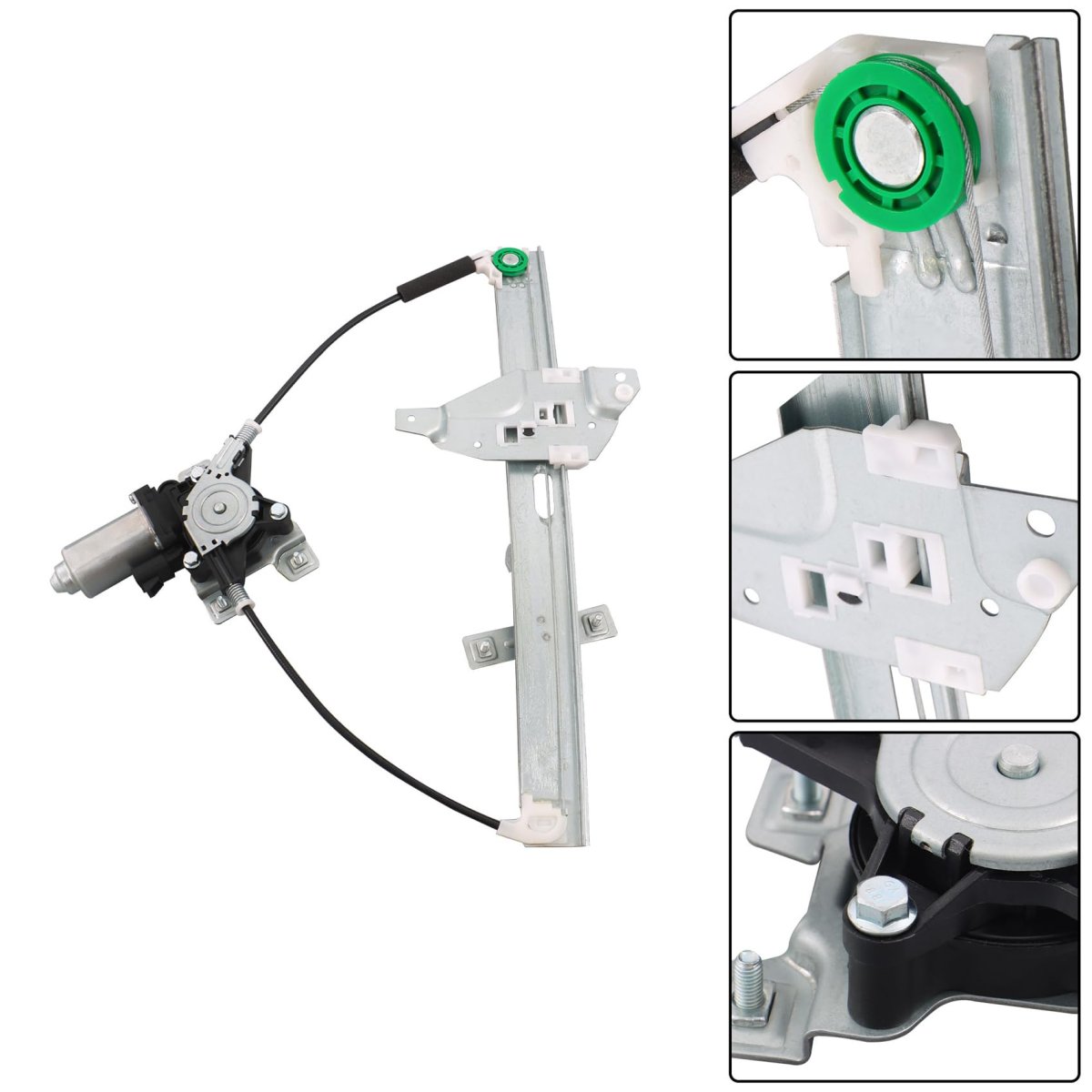 Front Left Power Window Regulator With Motor For Chevrolet Impala 2000-2005 Replacement Part Number 741-630 15240530 Gm1350135