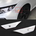 Euro Style Clear Lens Bumper Side Marker Lamps Lights Compatible With 2016-2021 10th Gen Honda Civic Lx Ex Ex-t Touring Si