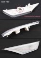 Euro Style Clear Lens Bumper Side Marker Lamps Lights Compatible With 2016-2021 10th Gen Honda Civic Lx Ex Ex-t Touring Si