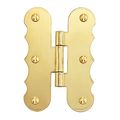 Solid Brass Cabinet Hinge Scalloped Flush 3 H Renovator S Supply 