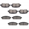 Aintier Automotive Replacement Brake Pads Front Rear Fit For Acura Mdx 2003-2006