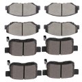 Aintier Automotive Replacement Brake Pads Front Rear Fit For Honda Accord 2013-2014