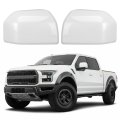 White Side Mirror Cover Caps For 2015 2020d F150 Abs Plastic Replacement Covers For Xl Xlt Lariat King Ranch Raptor Platinum 