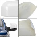 White Side Mirror Cover Caps For 2015 2020d F150 Abs Plastic Replacement Covers For Xl Xlt Lariat King Ranch Raptor Platinum