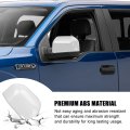 White Side Mirror Cover Caps For 2015 2020d F150 Abs Plastic Replacement Covers For Xl Xlt Lariat King Ranch Raptor Platinum