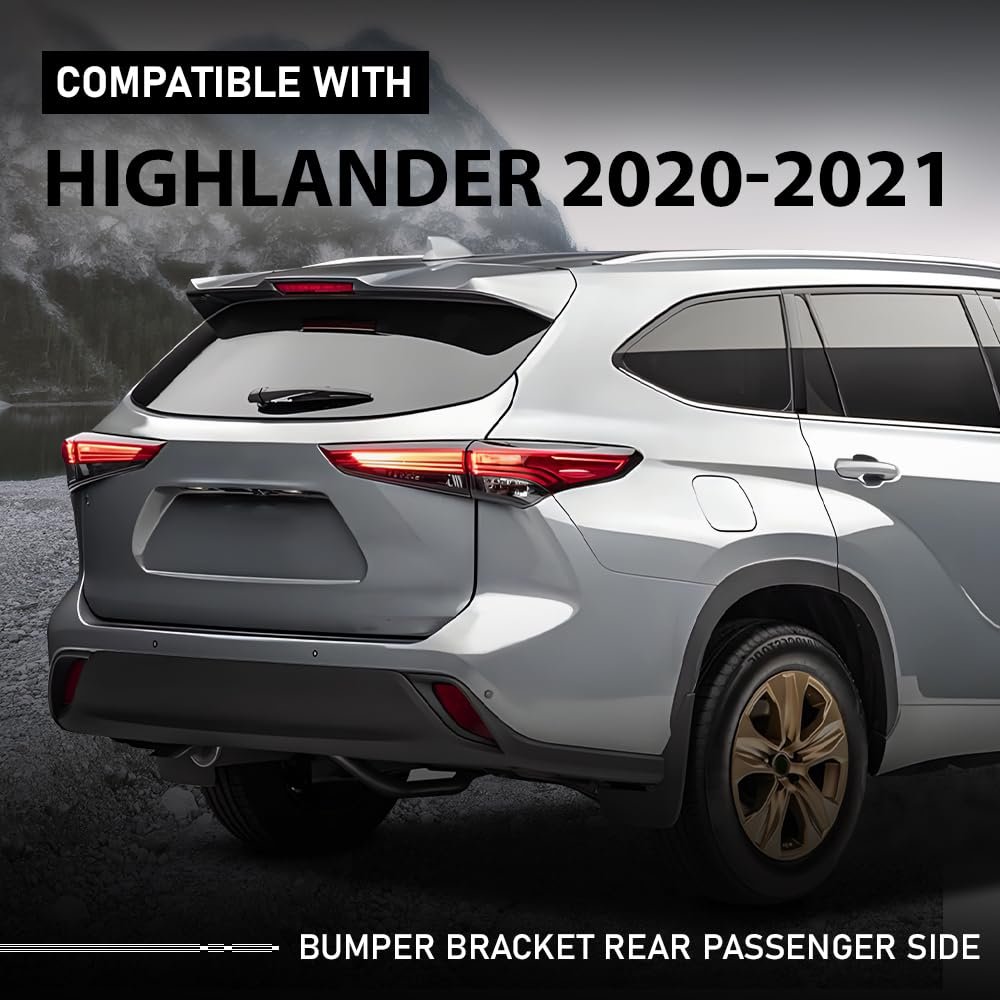 Bumper Bracket Rear Passenger Side For Toyota Highlander 2020 2021 2022 2023 521550e100