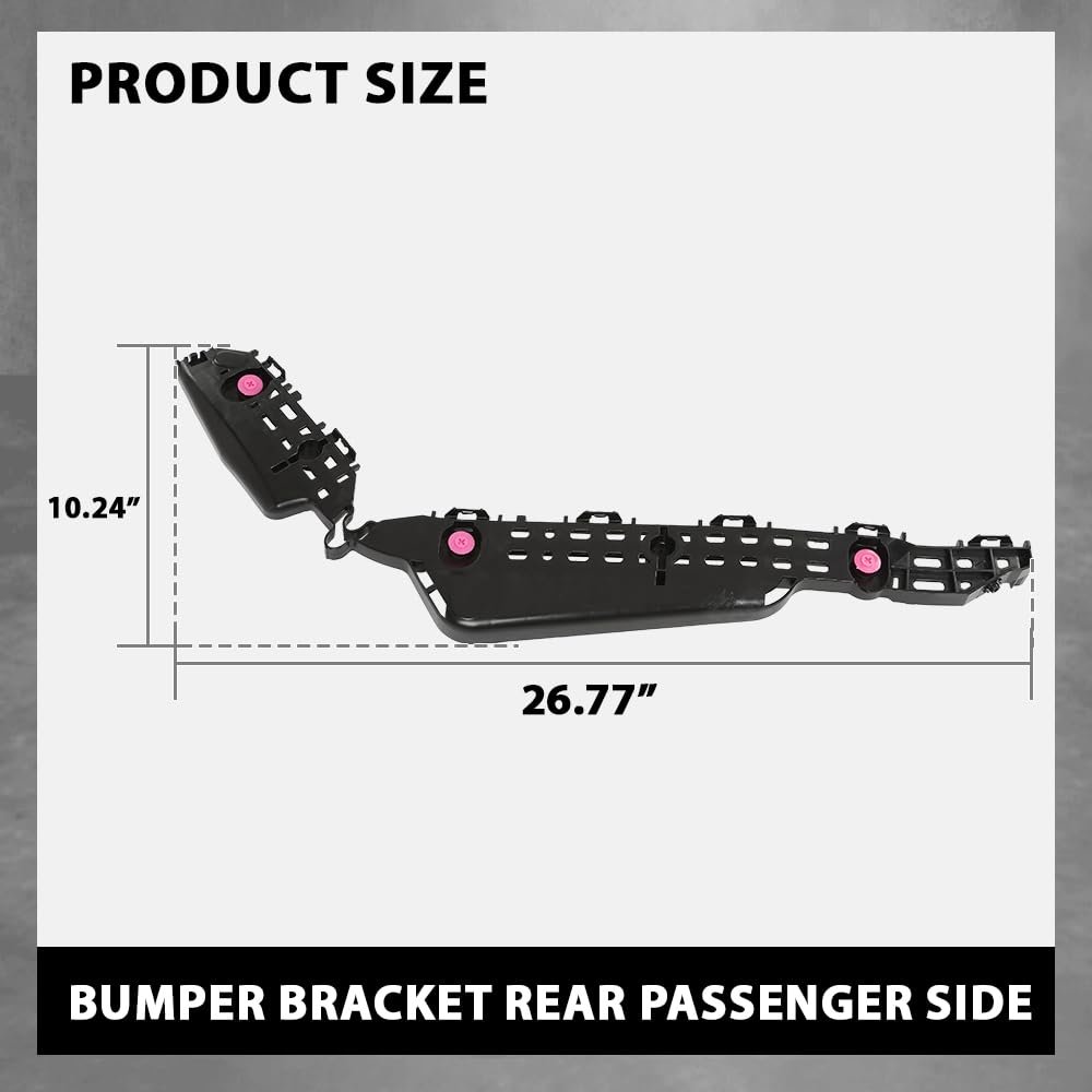 Bumper Bracket Rear Passenger Side For Toyota Highlander 2020 2021 2022 2023 521550e100