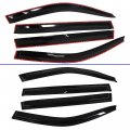 Labwork Tape-on Side Window Visor Deflectors Rain Guards Guard Deflector Replacement For Toyota Highlander 2001 2002 2003 2004