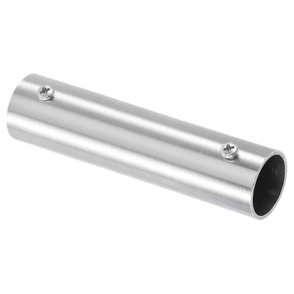 1pcs 2-way Straight Pipe Fitting Connector Fit 1 Inch 25mm Od Stainless Steel 150mm Length Structural Chain Link Fence Clamp