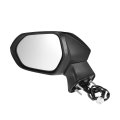 Door Mirror Assembly Left Driver Side For Toyota Corolla 2020-2022 Power Glass Heated Manual Folding 7 Pins Black Paint To 