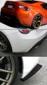 Cs Style Rear Bumper Aero Side Aprons Valance Splitters Compatible With For 2013-2016 Scion Fr-s Frs Subaru Brz
