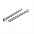Uxcell M6 X 70mm Thread 304 Stainless Steel Hex Socket Head Cap Screw Bolt Din912 6pcs