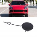 Front Bumper Tow Hook Cap Cover Prevent Leakage Black High Strength Towing Eye For Cayenne 92a 2015 To 2018 Right 95850515540