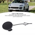 Front Bumper Tow Hook Cap Cover Prevent Leakage Black High Strength Towing Eye For Cayenne 92a 2015 To 2018 Right 95850515540