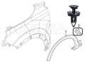 Rexka 10 Sets Fender Flare Door Rocker Panel Moulding Clips Kits For Renegade Fiat 500 5sr17jxwaa 68102758aa 68241251aa