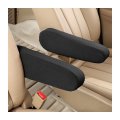 Auceli 2 Pcs Car Front Seat Armrest Covers Cloth Fabric Protectors Direct Replacement Center Console Lid Cover Skin Universal 
