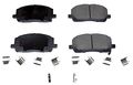 Gx884 Prosolution Ceramic Brake Pad For Rear Car Position With Noise Reduction And Corrosion Protective Coating 
