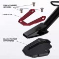 Mokiton Motorcycle Side Stand Extension Kickstand Plate Compatible With Ducati Multistrada V4 V4s 950 950s 1200 1200s 1260