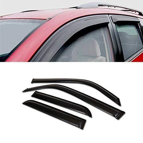 R L Racing Smoke 4pc Set Non-in Channel Window Deflector Sun Rain Guards For 2010-2016 Toyota 4runner