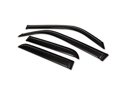 R L Racing Smoke 4pc Set Non-in Channel Window Deflector Sun Rain Guards For 2010-2016 Toyota 4runner