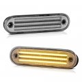 1990-2005 Mazda Mx-5 Miata Na Nb Clear Lens Amber Led Front Bumper Drl Side Marker Light Fender Parking Lamp Driver Passenger 