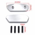 Chrome Mirror Block Off Bases Plates Plain Compatible With 2017-2021 Gsx-r 1000 P N Mt222-019-nologo-cd