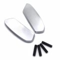 Chrome Mirror Block Off Base Plates For 2017 2021 Gsx R 1000 Billet Aluminum Plain Delete Mt222-019-nologo-cd