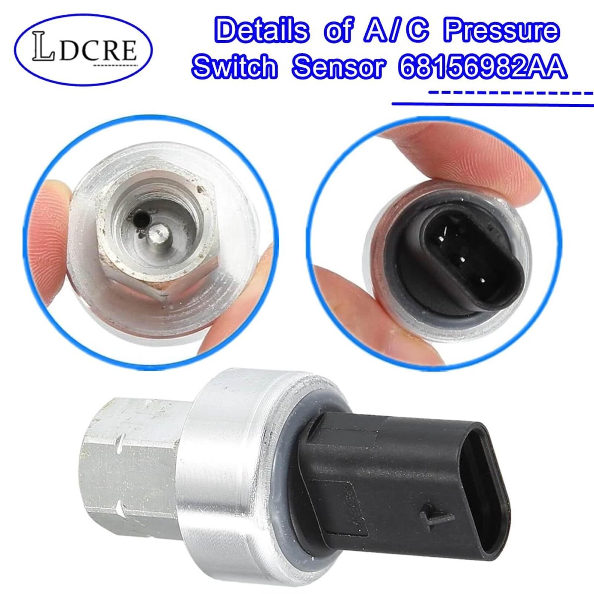 A C Pressure Switch Sensor For Dodge Caliber Challenger Charger Dart Durango Jeep Chrysler And Ram Replaces 53382193 68156982aa