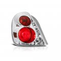 Driver Side Amber Lens Oe-style Chrome Bezel Left Tail Light Housing Lamp Assembly Replacement For 2005-2006 Nissan Altima 