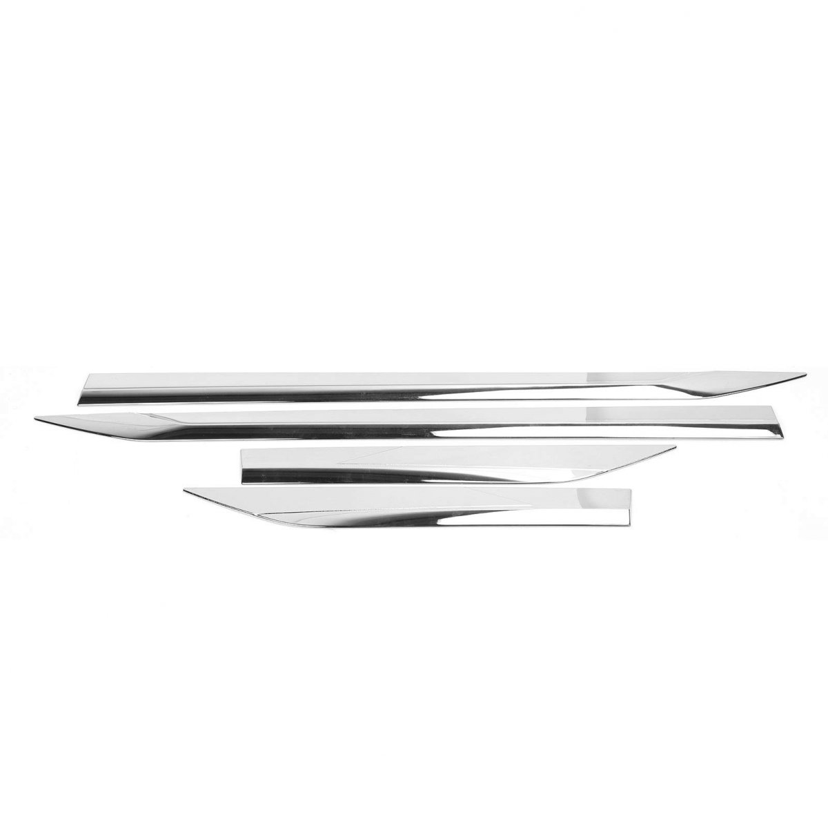 Fydun Body Side Molding Cover Trim 4pcs Abs Chrome Plated Car Accessory Replacement For Rav4 2019 2020