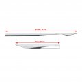 Fydun Body Side Molding Cover Trim 4pcs Abs Chrome Plated Car Accessory Replacement For Rav4 2019 2020