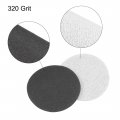 Uxcell 2 Inch Wet Dry Disc 320 Grit Hook And Loop Sanding Silicon Carbide 30pcs