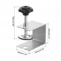 Uxcell Drawer Front Installation Clamps Stainless Steel Cabinet Jig C For Tables Desks 2pcs