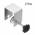 Uxcell Drawer Front Installation Clamps Stainless Steel Cabinet Jig C For Tables Desks 2pcs