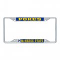 Mcneese State University Cowboys Geaux Metal License Plate Frame For Front Or Back Of Car Officially Licensed Mascot 
