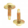 Uxcell A15100800ux0060 30pcs Bronze Tone Auto Metal Screw Body Mudguard Retainer Clips 30 Pack